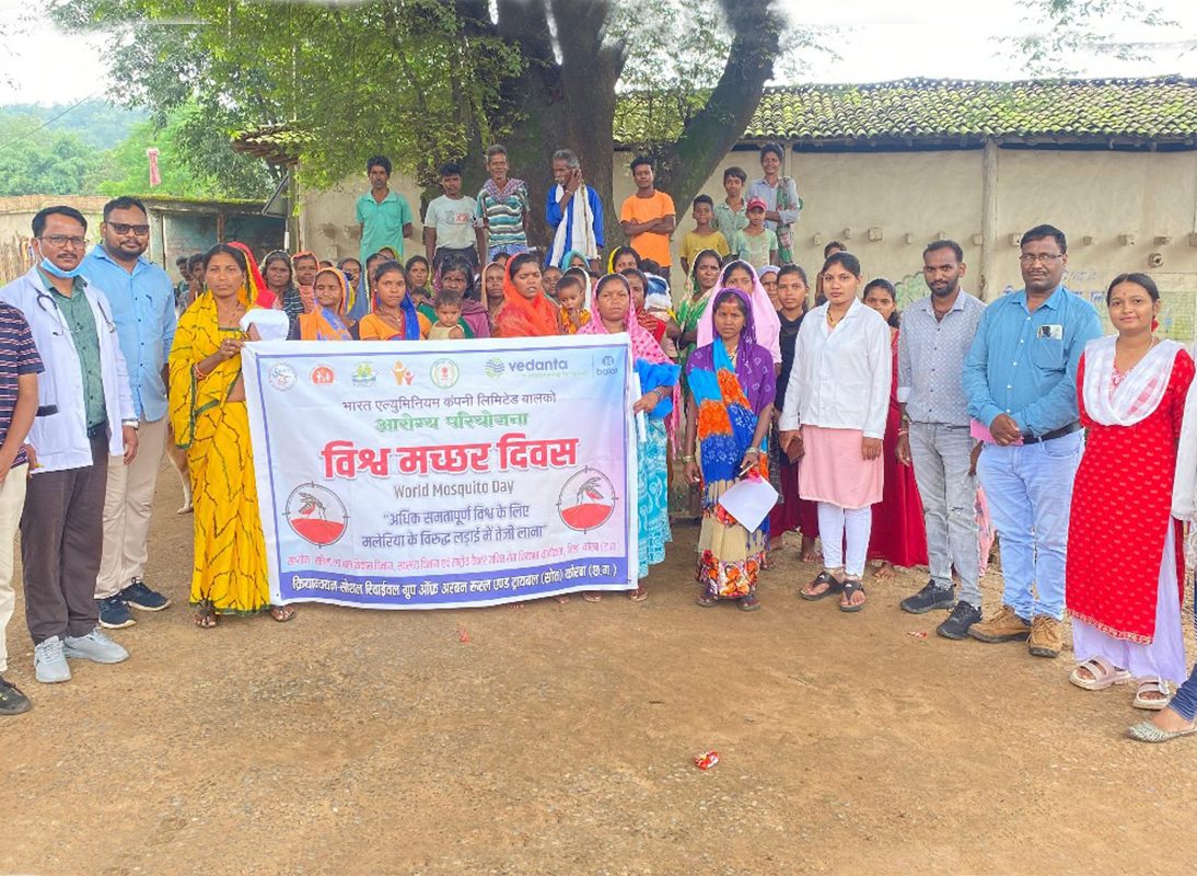 बालको ने मच्छर जनित बीमारियों से बचाव हेतु समुदाय में चलाया जागरूकता अभियान