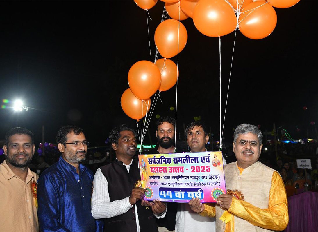 बालको के रामलीला मैदान में विजयादशमी उत्सव धूमधाम संपन्न