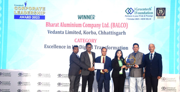 BALCO Honored with Excellence Award in HR Digital Transformation in Greentech Corporate Leadership Awards